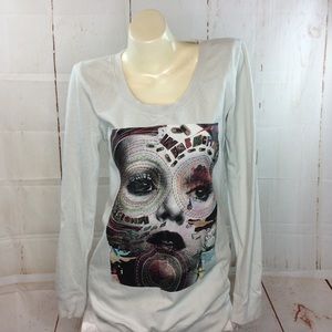 Printed Sweater dress